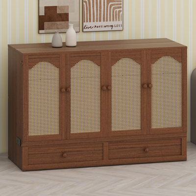 Murphy Cabinet Bed with Built-in Power Station and Decorative Panels
