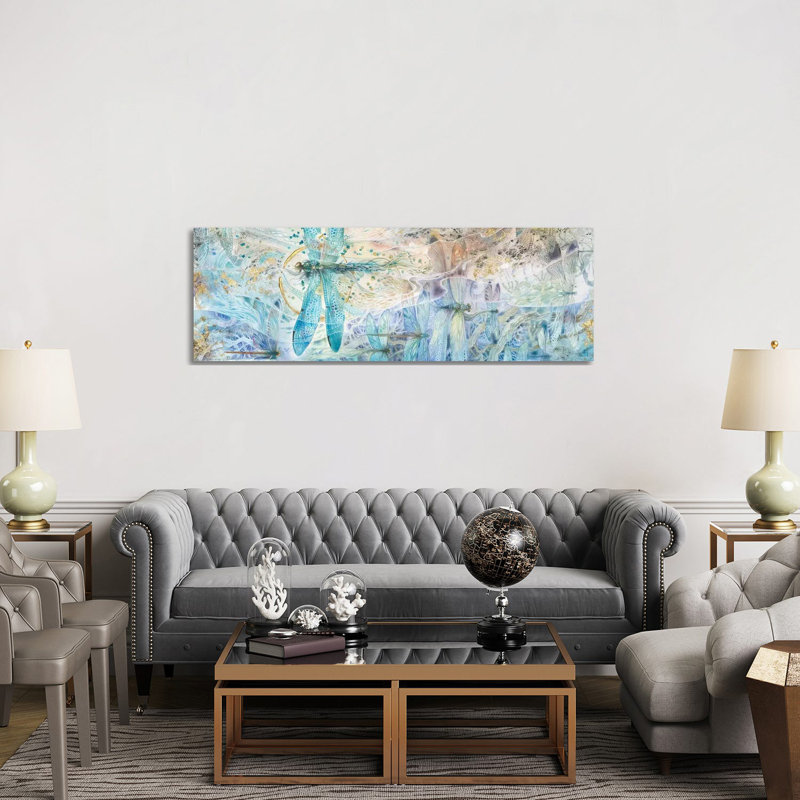 Against The Flow by Stephanie Law - Panoramic Painting on Canvas, Wrapped Canvas, 152.4 cm H x 50.8 cm W x 1.91 cm D