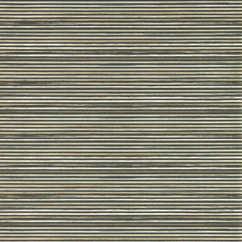 Gradiate 10.05m x 68.6cm Wallpaper Roll, Ebony/Parchment