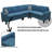 4-piece Calico Sectional Sofa-1758475679