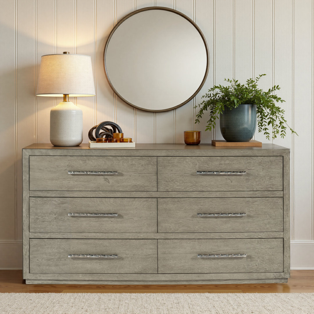 Linville Falls 65'' W 6 - Drawer Dresser Hooker Furniture