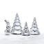 Nambe Mini Christmas Tree Set of 3