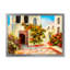 «Little House on the Mountain with Flowers I», peinture sur toile-60162597-60162598