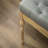 Dining Room Bench - Solid Wood Frame, Button Tufted Upholstered Seat