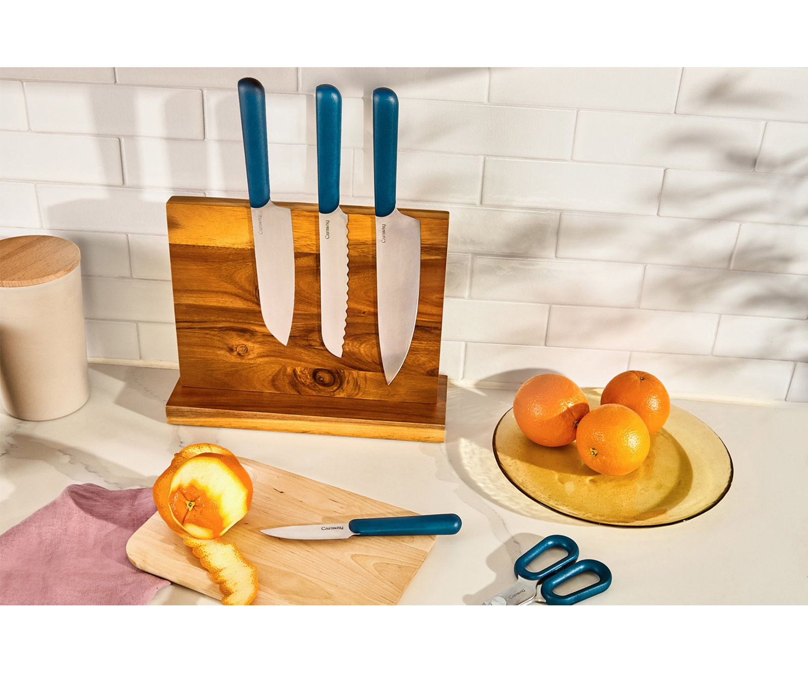 Caraway 5-Piece Knife Set, Navy