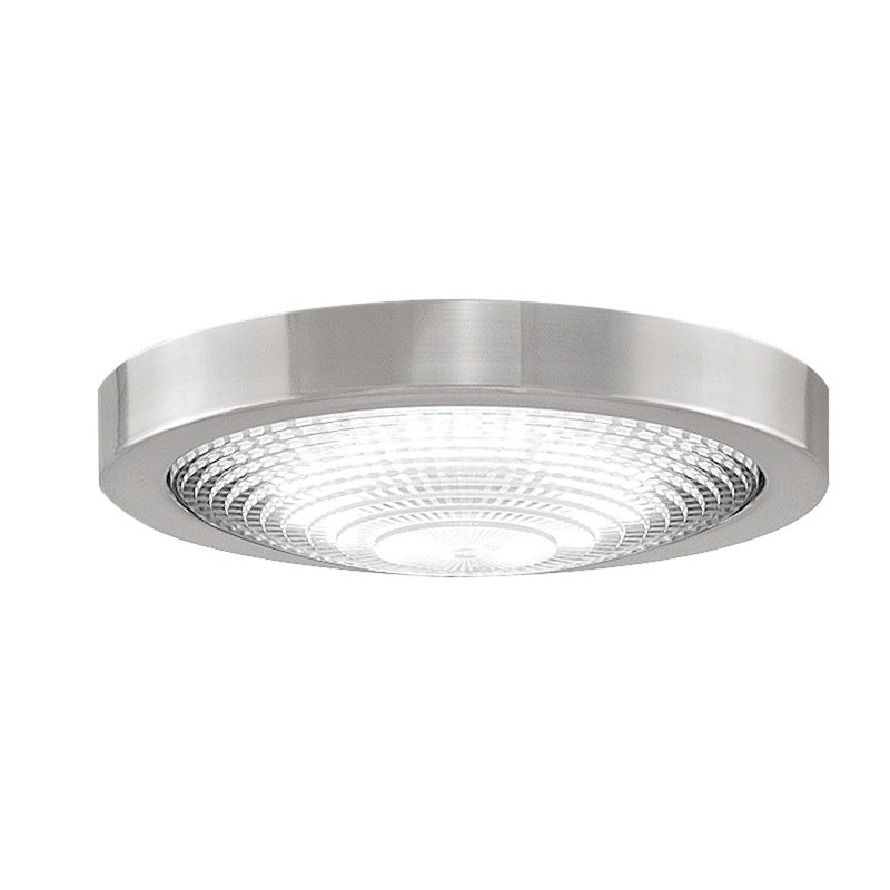 Ventilateur de plafond à DEL Spitfire, Nickel brossé