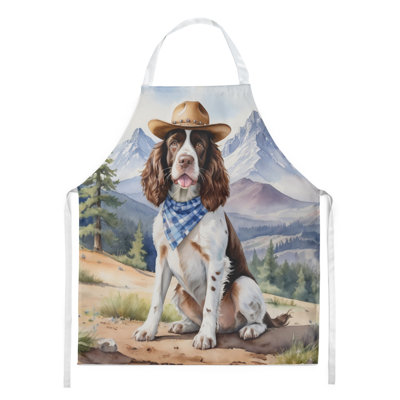 Tablier de bienvenue English Springer Spaniel Cowboy