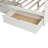 Over Bunk Bed Frame With Drawers,Storage And Slidemultifunction