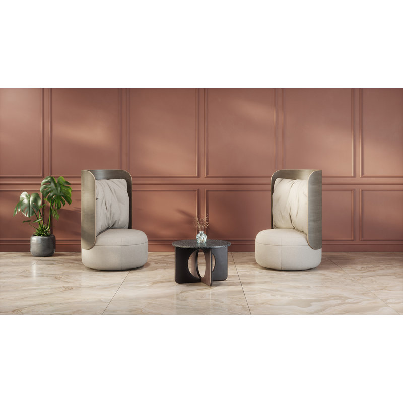 Table basse Tumble, Noir, Noir