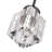 1 - Light Black Chrome Crystal Pendant