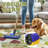 Colorful Diamond for Kids Washable Non-slip Rug Moss on Cream-470197561-477690669