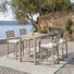 Ensemble de bar en aluminium pour 4 personnes Winston