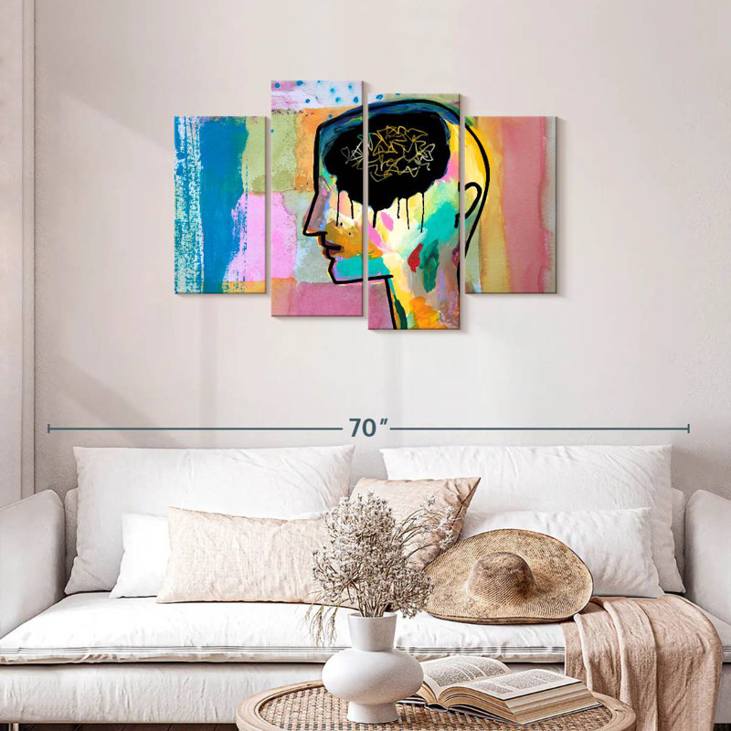 Leisha Chaos In My Brain, H 27 po x l 43 po