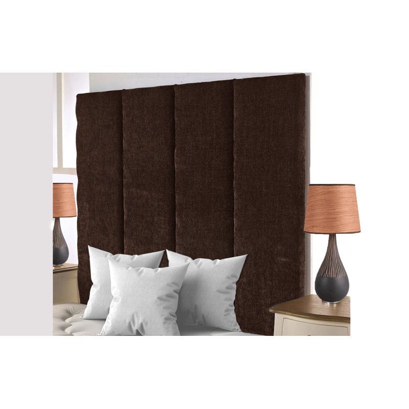 Upholstered Headboard, Single (3'), Brown Chenille