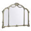 Miroir mural arqué avec cadre en métal Baroque-1203428236