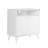 Modern Multi-Purpose Cabinet, Diamond & White, 28.7 x 31.1 x 16.5 inches | 100% Melamine Coated Particle Board, Thickness: 0.6 inches | Stylish Storage Solution for Home or Office, Durable & Functional Design-99071524