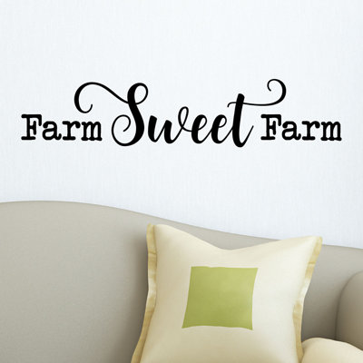 Text & Numbers Wall Decal