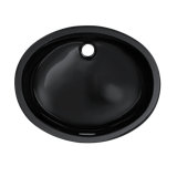 Dantesca® Vitreous China Oval Undermount Bathroom Sink with Overflow