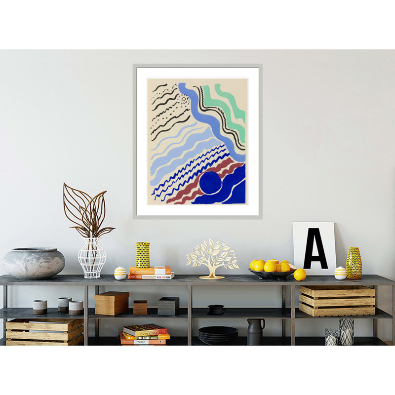 Planche 33 du portefeuille Compositions Colors Ideas "" par Sonia Delaunay - Impression encadrée giclée, 40.17" H x 33.5" W