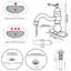 Single-Hole Single-handle Bathroom Faucet with Drain Assembly-81641129