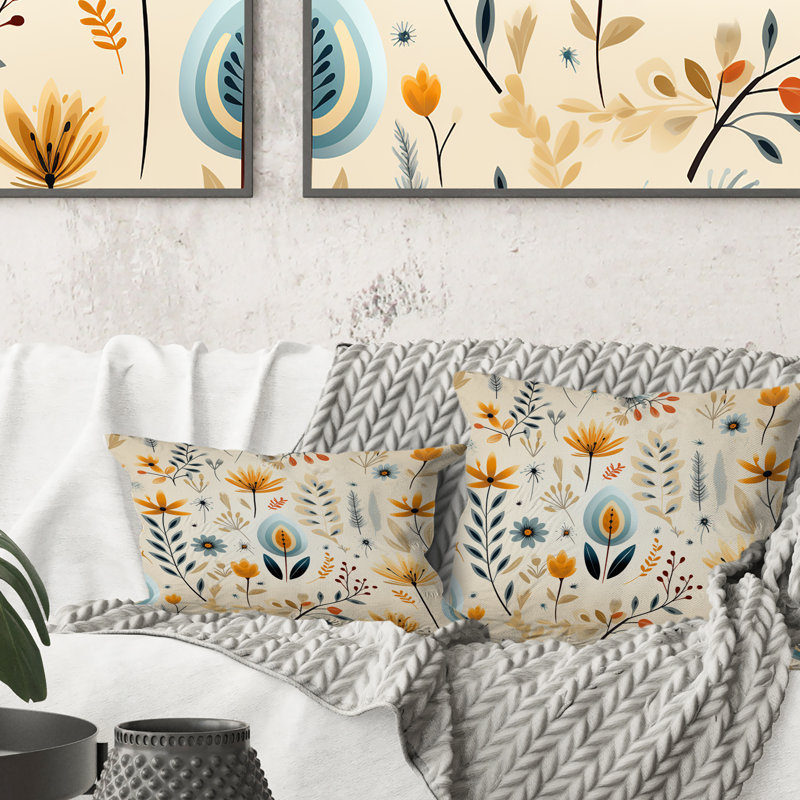 Coussin Boho, H 16 po x l 16 po