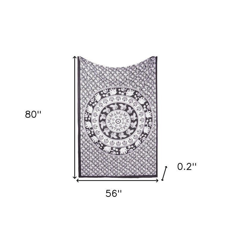 Tapisserie 80 po x 56 po Mandala