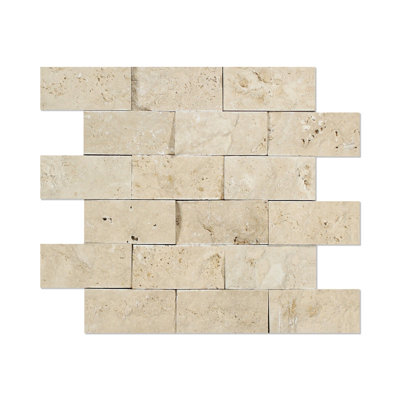 Travertine Brick Joint Mosaic Wall & Floor Tile