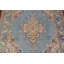 Tapis traditionnel médaillon bleu clair 8 x 11