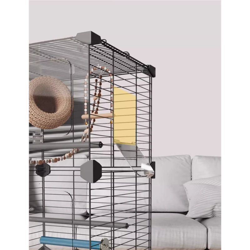 Cage à oiseau Garnsey, H 24,8 po x l 14,56 po x P 11 po