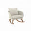 Chaise berçante d'extérieur en osier et rotin-2130638815