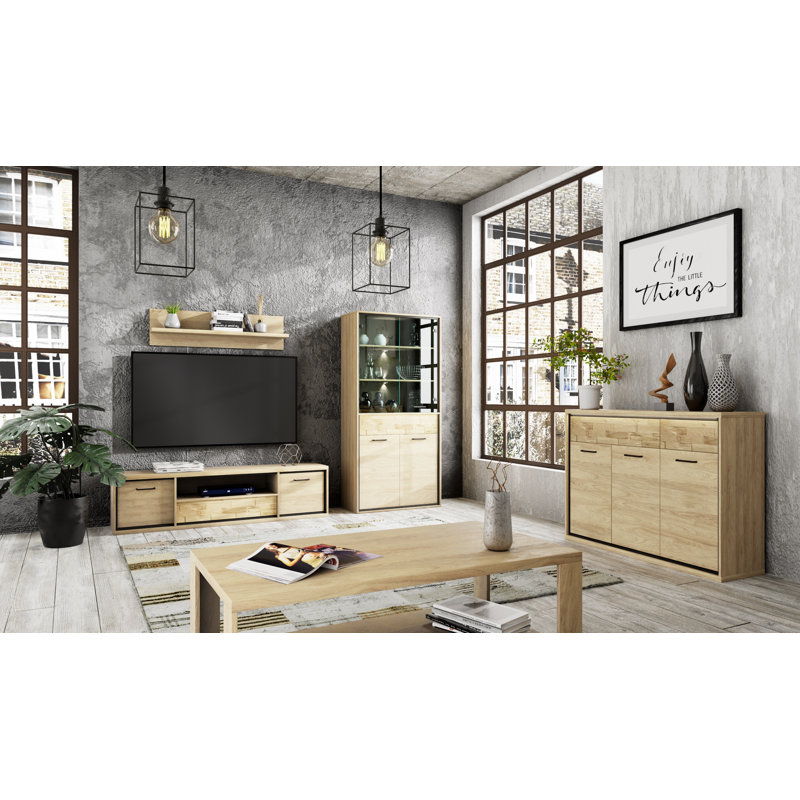 MILAN Unfinished TV Stand, 48cm H x 139cm L x 41cm W
