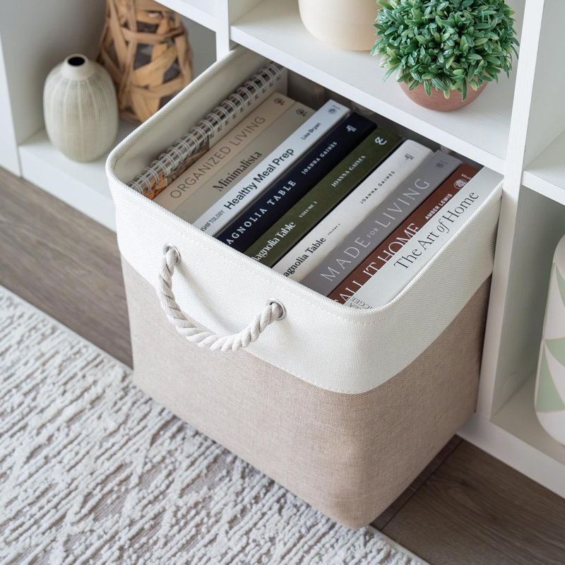 Rebrilliant Fabric Storage Bag, Beige