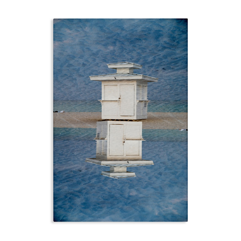 Toile de plage verticale à symétrie verticale, design Robin Vandenabeele, H 24 po x l 16 po