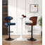Tabourets de bar pivotants avec dossier Olivetti-1882189550-1882189547-1891964749