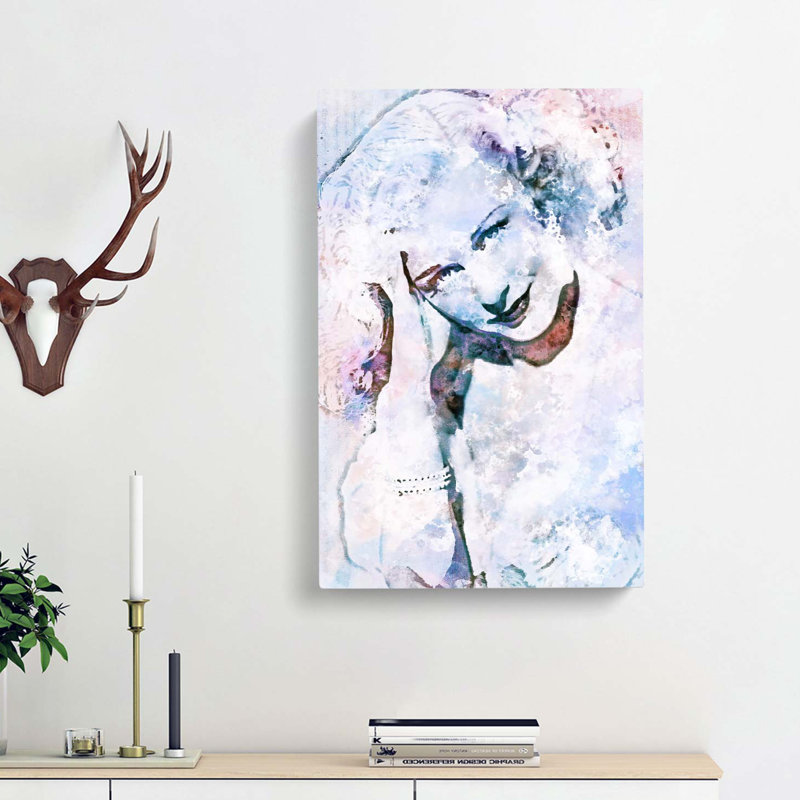 Ginger Rogers in Abstract - Wrapped Canvas, 60cm H x 40cm W x 3cm D