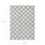 Tapis intérieur / extérieur lavable à pois gris et argent 5 pi x 8 pi HomeRoots