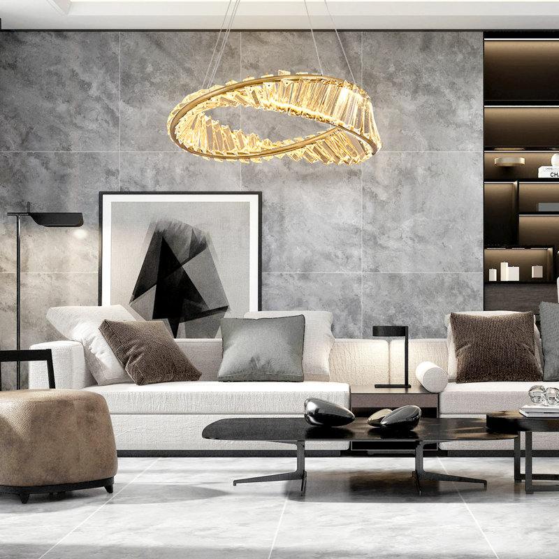 Achanti 1 - Light LED Chandelier, 115cm H x 40cm W x 40cm D