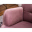 Chaise d'appoint contemporaine en velours mauve avec - tissu, base en bois d'hévéa massif, capitonnage à boutons, garniture de passepoil, chaise de l 28,78 po x P 33 po x H 25,6 po x P 17,5 po, revêtement-1831088742