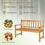 Banc de jardin en bois Ignacas