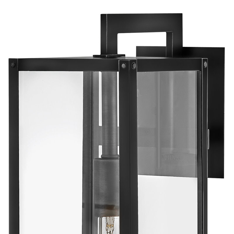 Max 1 - Light Outdoor Wall Lantern, Black, 6