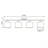 Aurelius 30" Modern 4-Light Linear Flush Mount Ceiling Light with Glass Cylinder Shades-1836414818