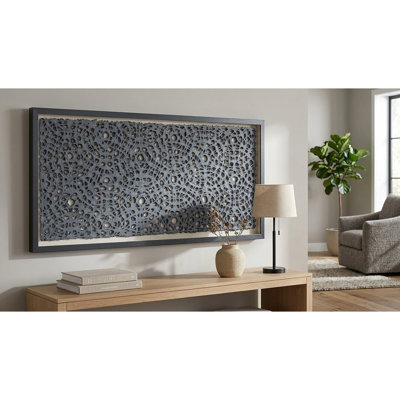 Boîte murale en papier-mâché Ripples Shadow Box