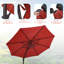 Parasol en porte-à-faux 132 "avec base Deairah-1848810084