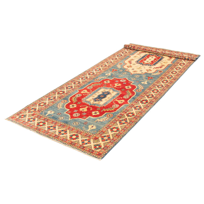 Tapis de couloir unique en laine noué à la main 5 pi 5 po x 19 pi 6 po nouvel âge Hayder