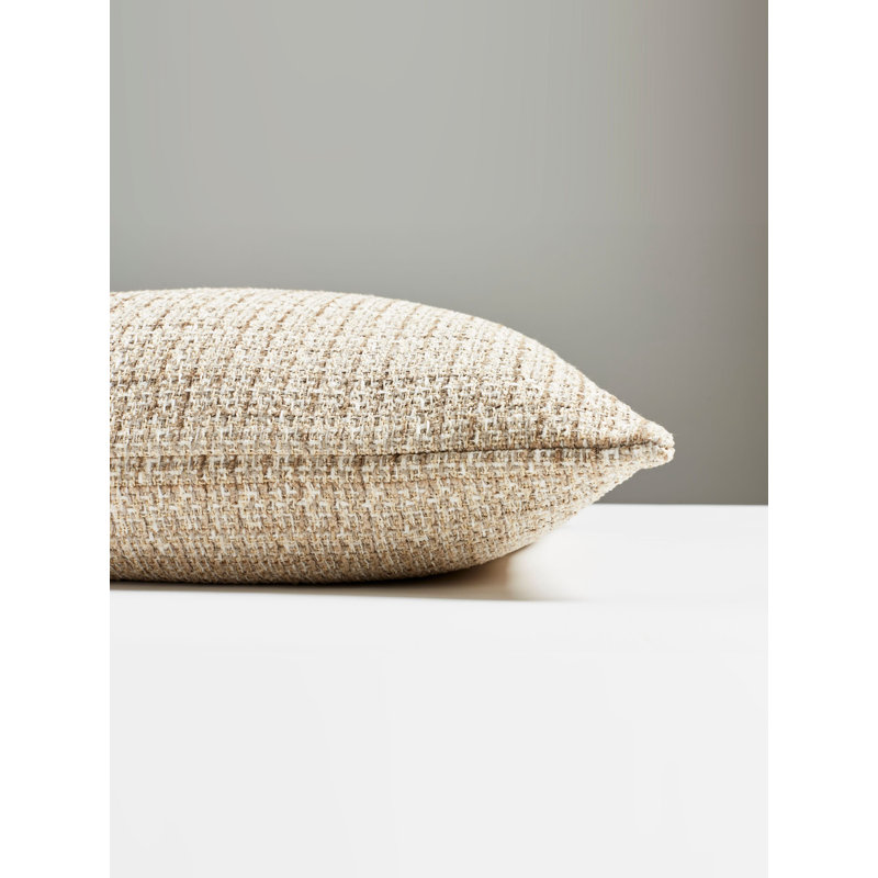 Sahara Square Pillow Cover & Insert, Oatmilk