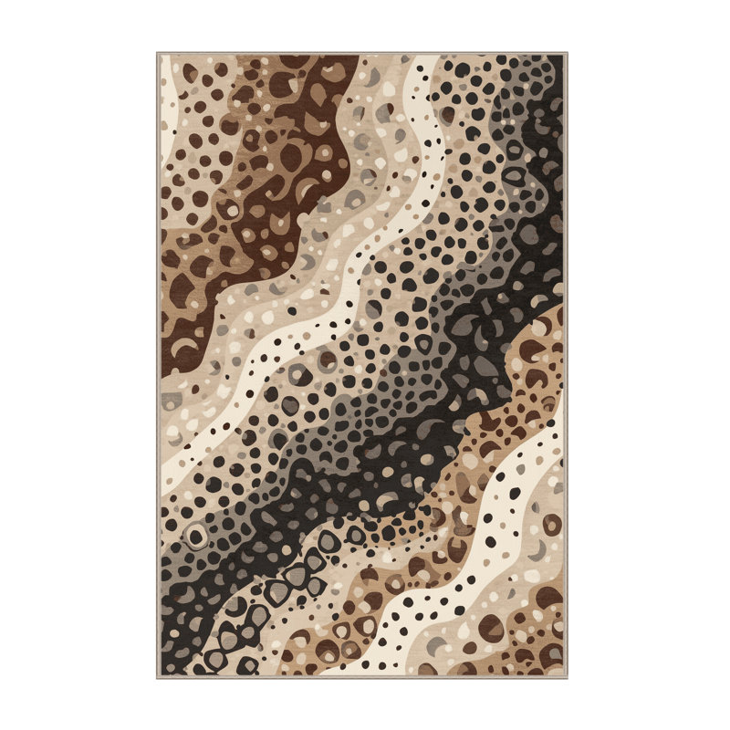 Tapis moelleux moelleux et moelleux moderne et contemporain Glenmore, 4 x 2