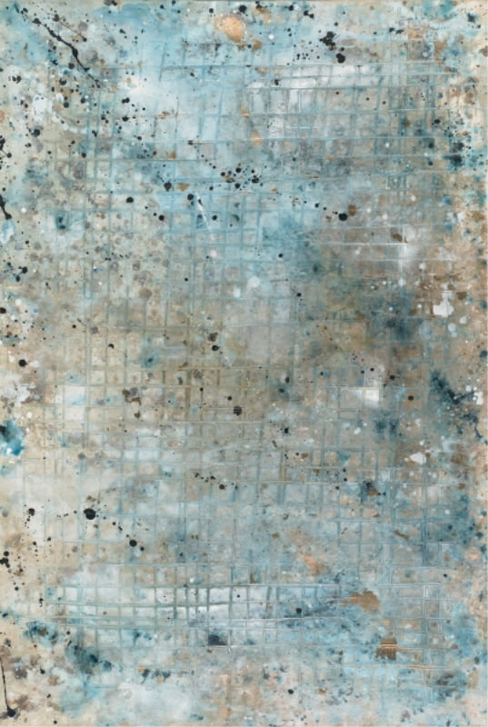 Urban Blues Print by Samuel Kane, Plexi, 60" H x 40" W x 1.5" D