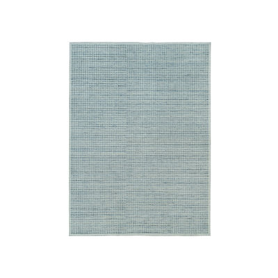 Tapis oriental bleu en laine tissé à la main 9 pi 11 po x 13 pi 9 po - MOA10290335