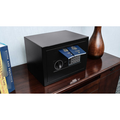 Coffre-fort à chèques à clavier sécurisé - Rangement sécurisé pour vos chèques et objets de valeur - Construction en acier