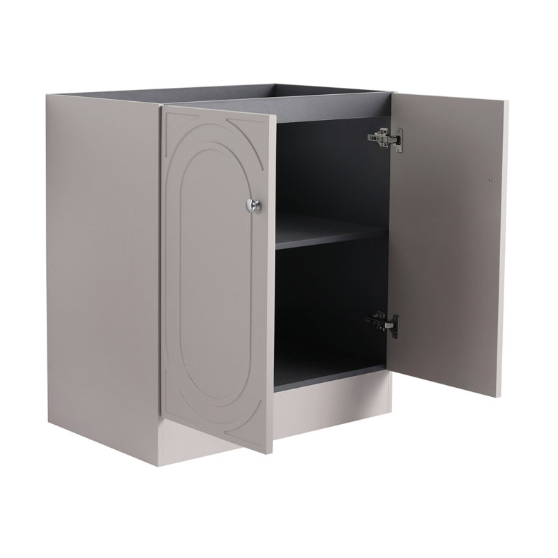 30'' Single Bathroom Vanity Base Only, Khaki